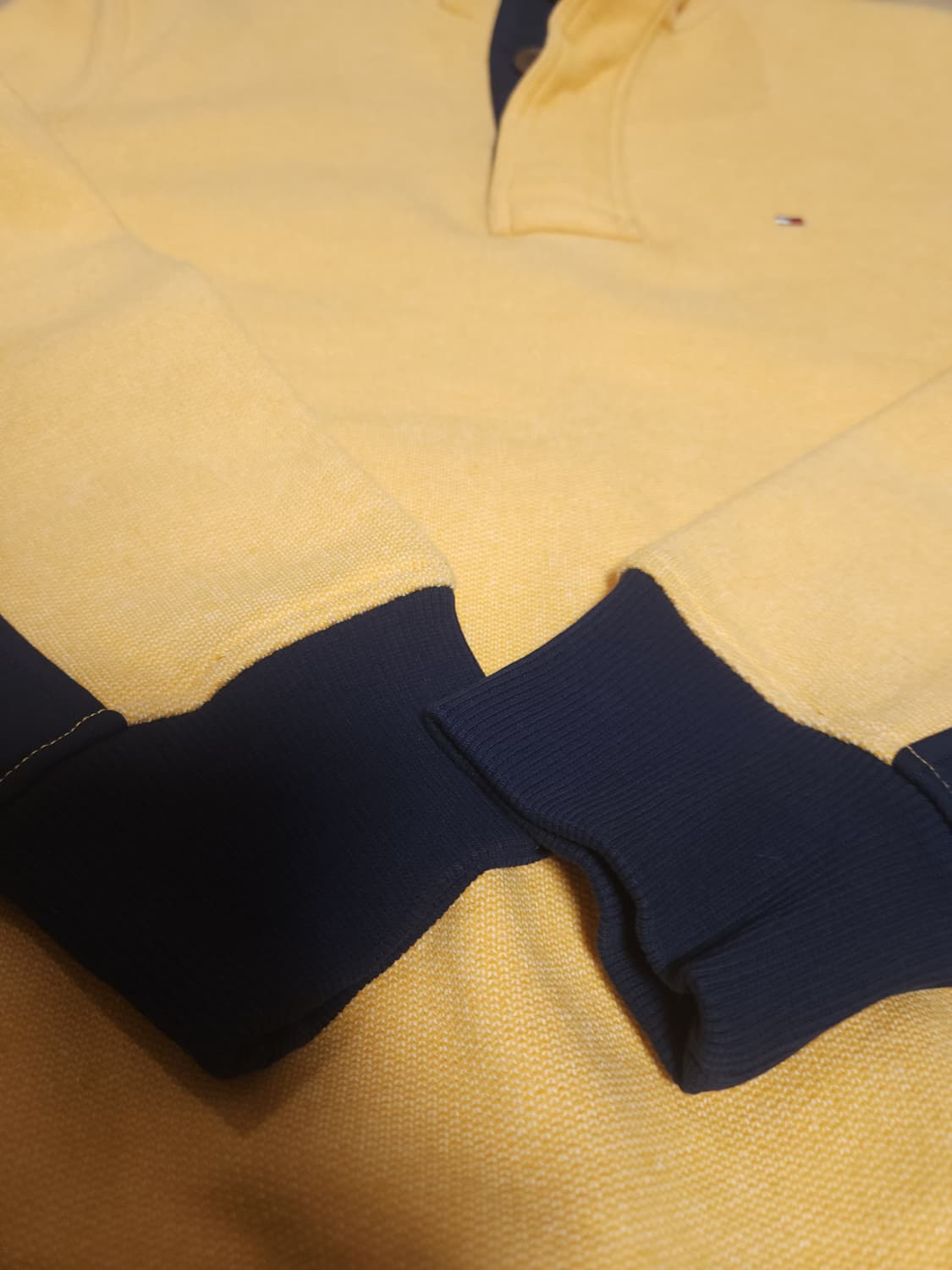 타미힐피거 기모 하프넥 맨투맨, M 상품이미지5