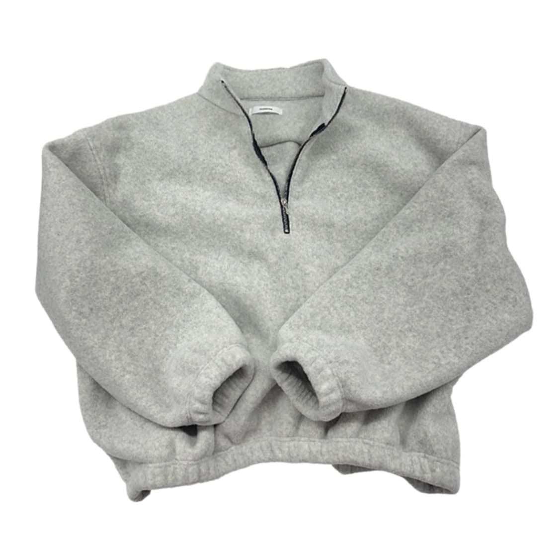 [1] 논노드 하프집 플리스 크라우드 화이트 (후리스) 상품이미지1