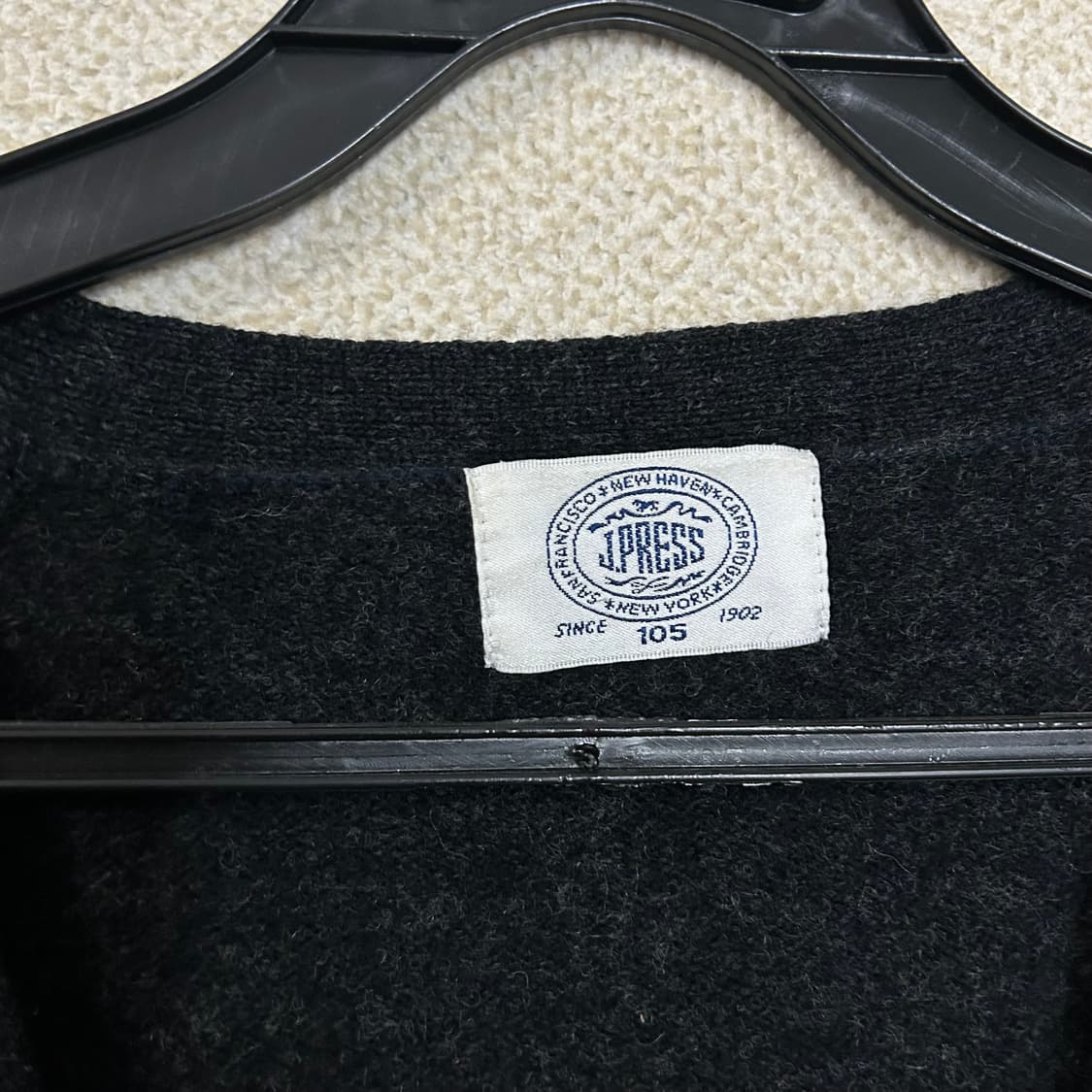 (XL) 제이프레스 블랙 브이넥 가디건 상품이미지5