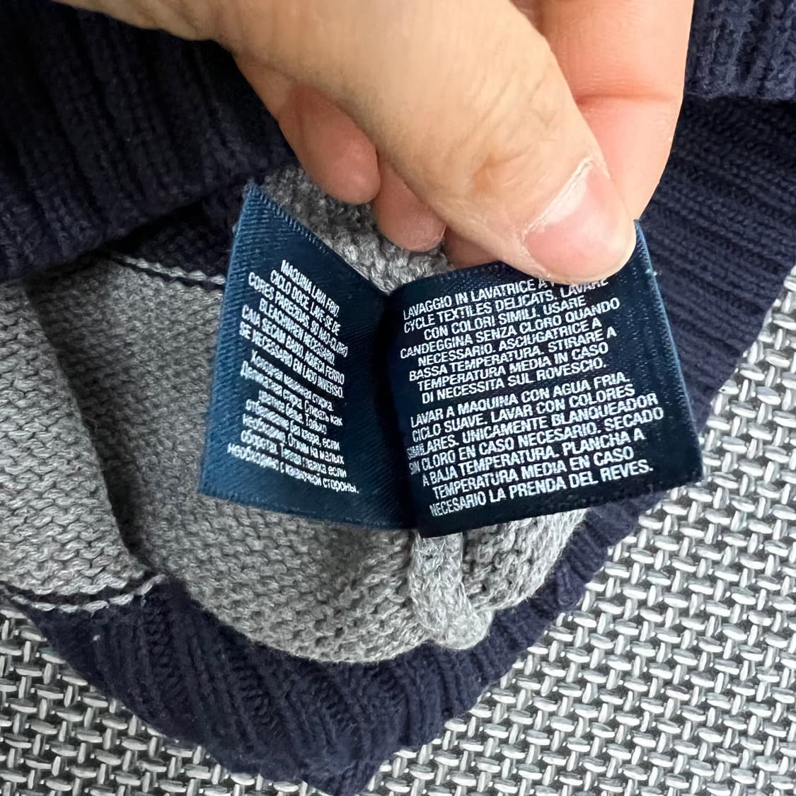 폴로랄프로렌 스트라이프 반집업 니트 상품이미지6