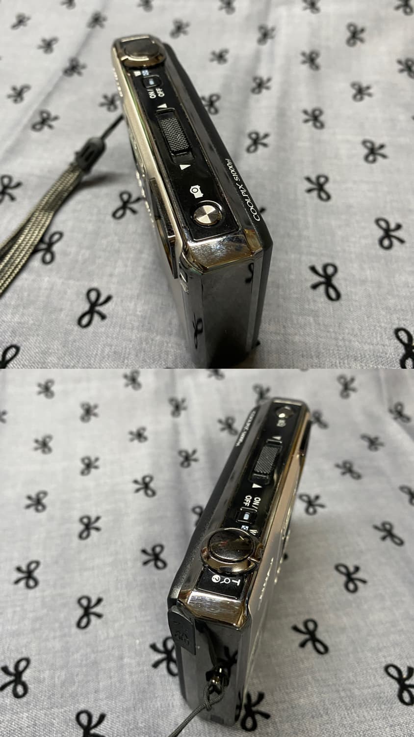 풀박.희귀-Nikon coolpix s1000pj 실버 디카(작례0) 상품이미지5