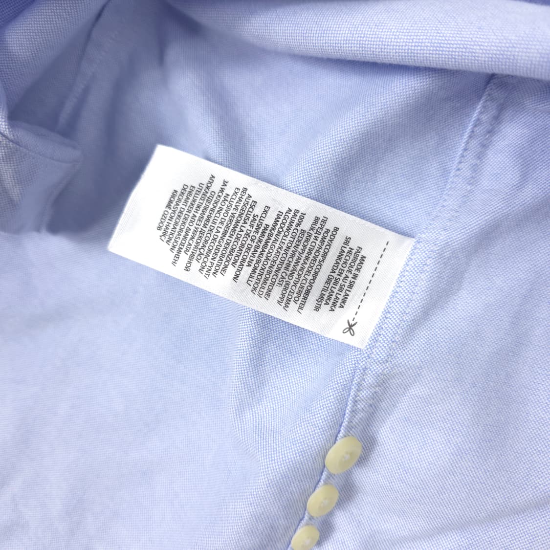 폴로 랄프로렌 옥스포드 코튼셔츠 스카이블루 (XL) 상품이미지4