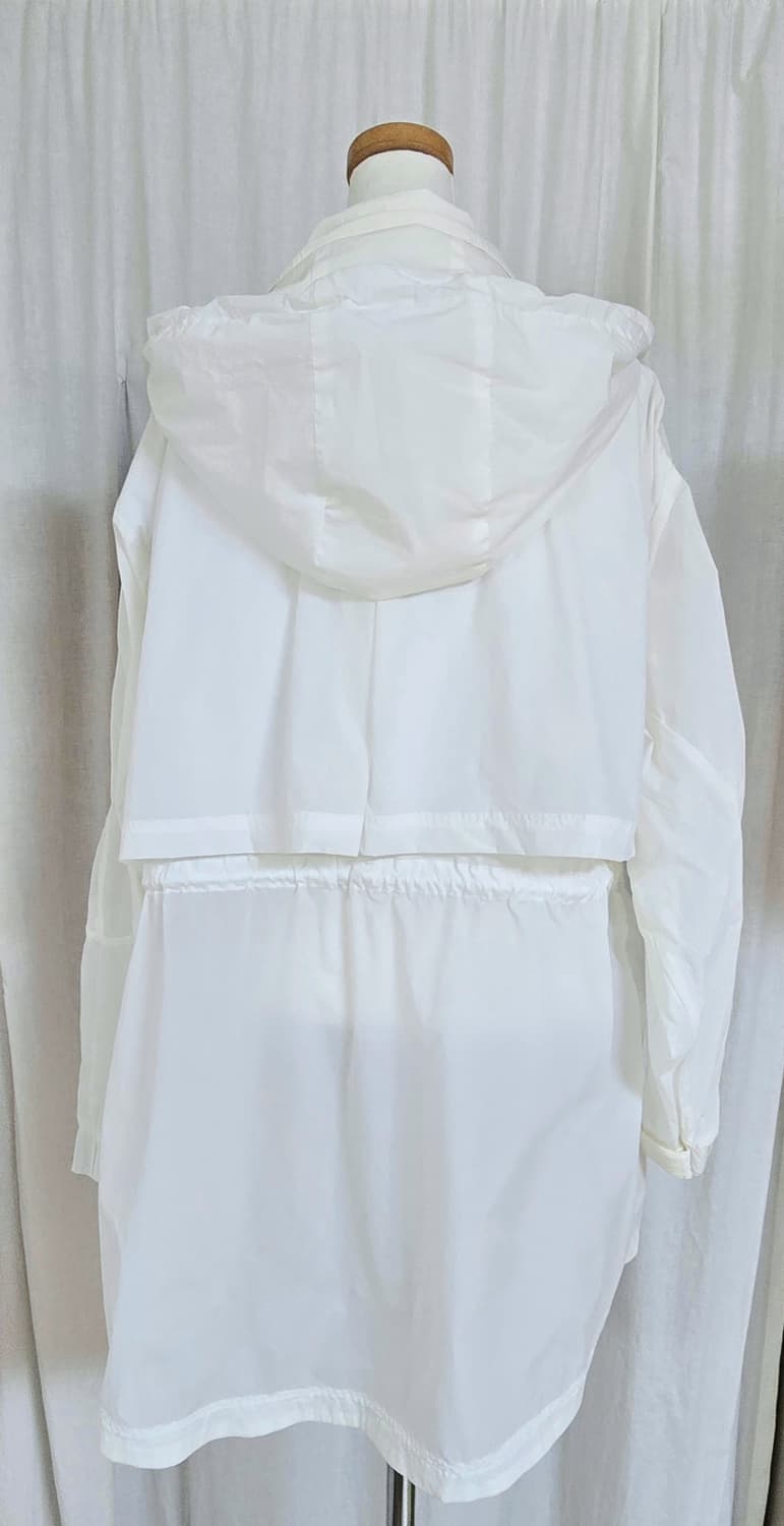 안다르 클리어 페더 미들 윈드자켓 화이트 4사이즈(M~L) / 바람막이 상품이미지5