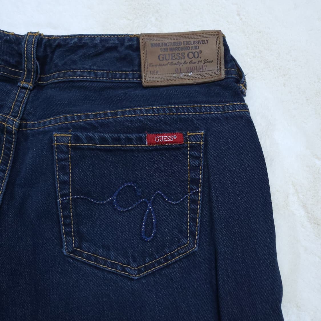 게스 여성 부츠컷 청바지 26인치 0227  뽀샤샤 상품이미지3