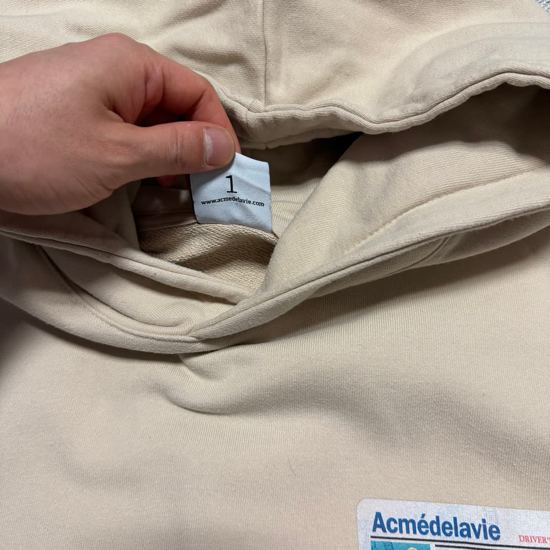 아크메드라비 베어 후드티 상품이미지3