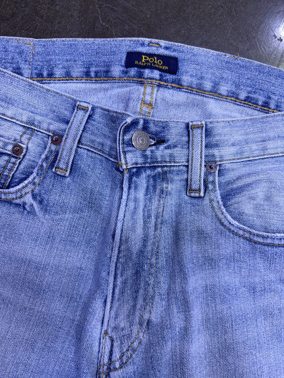 폴로 랄프로렌 설리반 슬림핏 연청 워싱 데님팬츠 청바지 30 상품이미지4