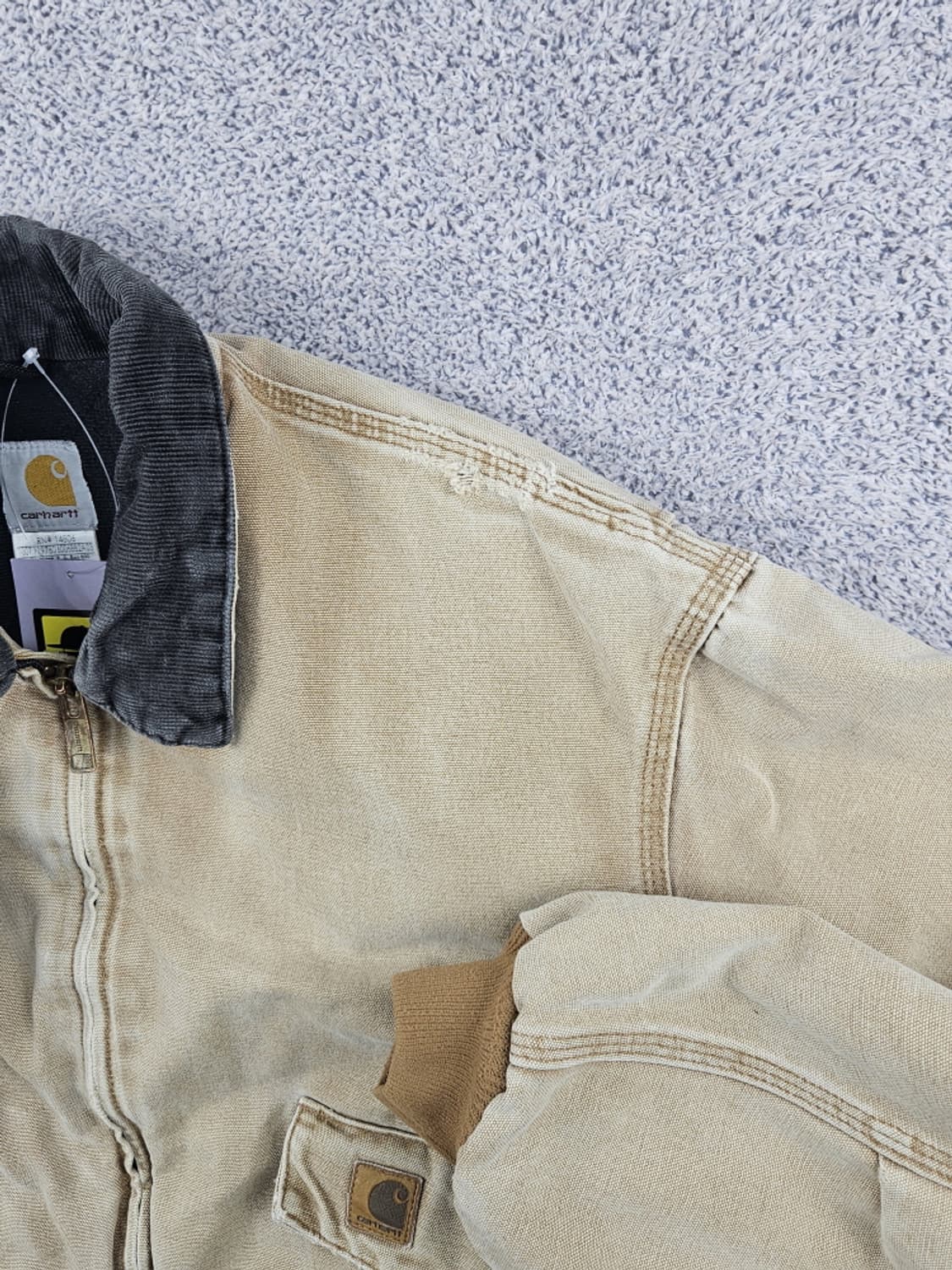 칼하트 J165 덕 캔버스 빅포켓 워크 자켓 ( 2XL ) / 10607 상품이미지7