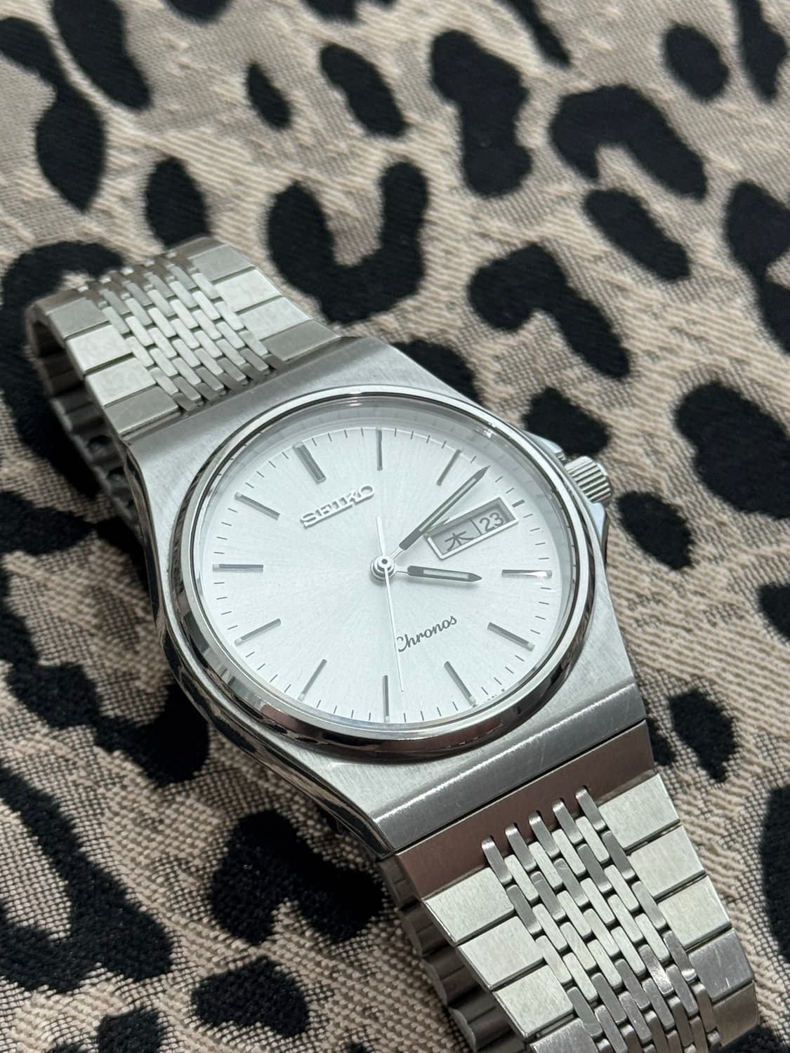 80s 빈티지 세이코 크로노스 쿼츠 상품이미지3