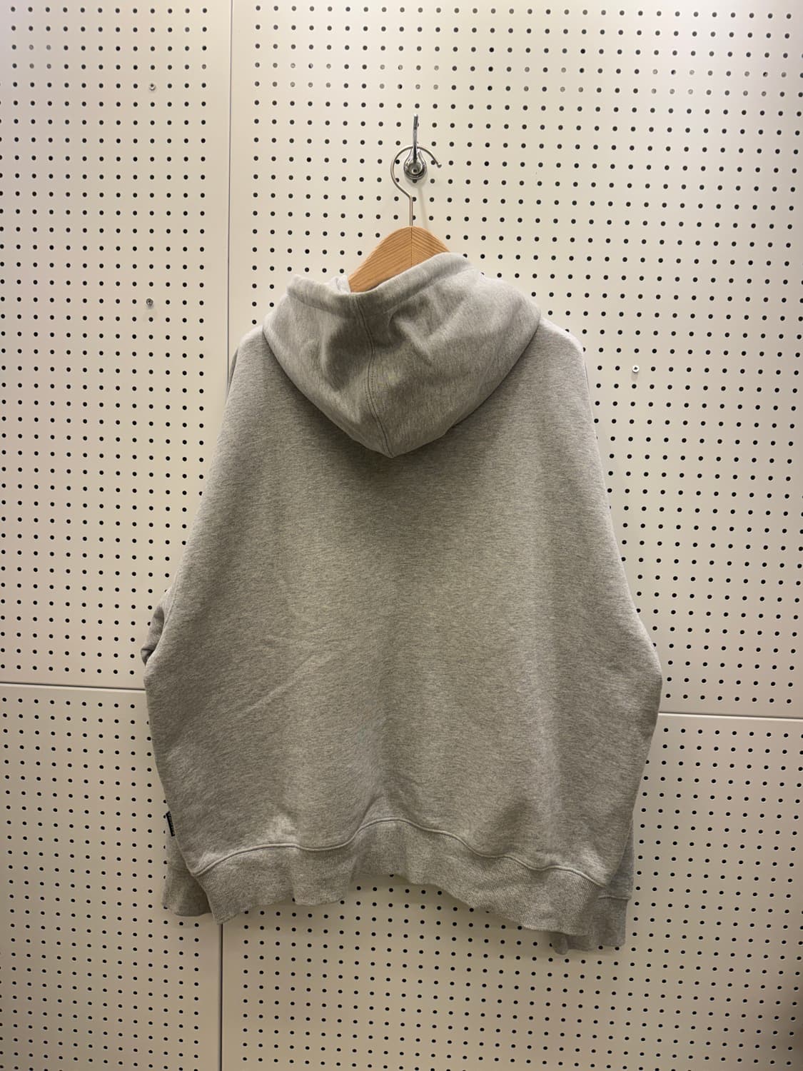 트래셔 플레임 로고 후드 그레이 U224 상품이미지3