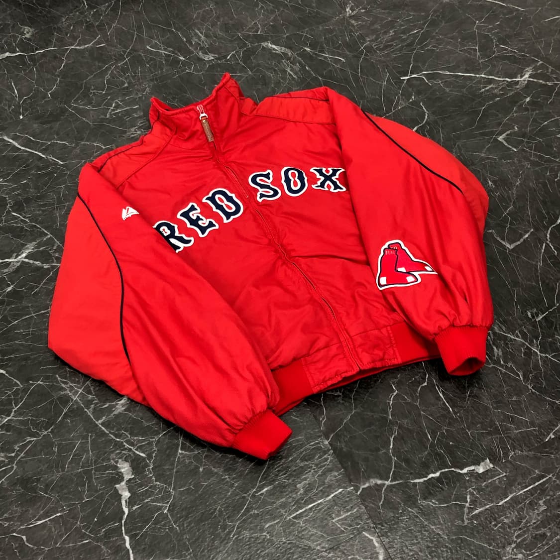 M(XL) 마제스틱 보스턴 레드삭스 바시티 자켓 상품이미지5
