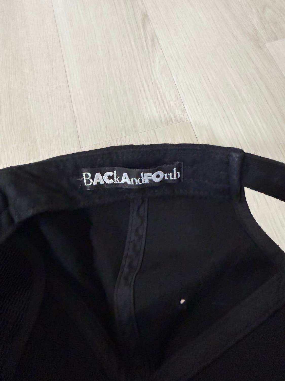 백엔포스 backandforce 러스틱 RUSTIC 블랙 볼캡 상품이미지6