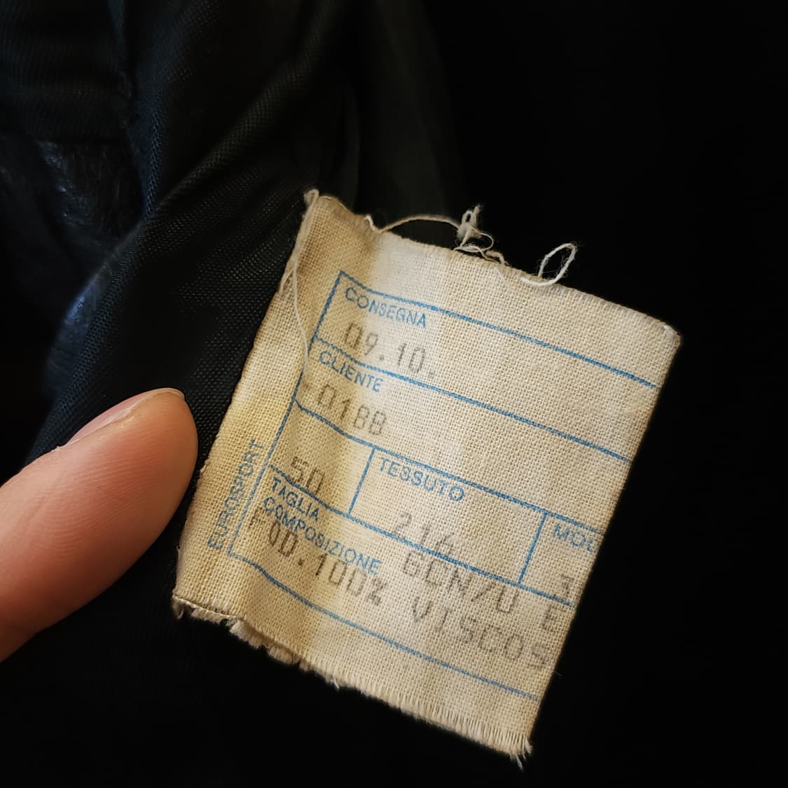 90s 프랑스 빈티지 가죽자켓 빈티지 바이커 레더자켓 블랙 50 상품이미지8