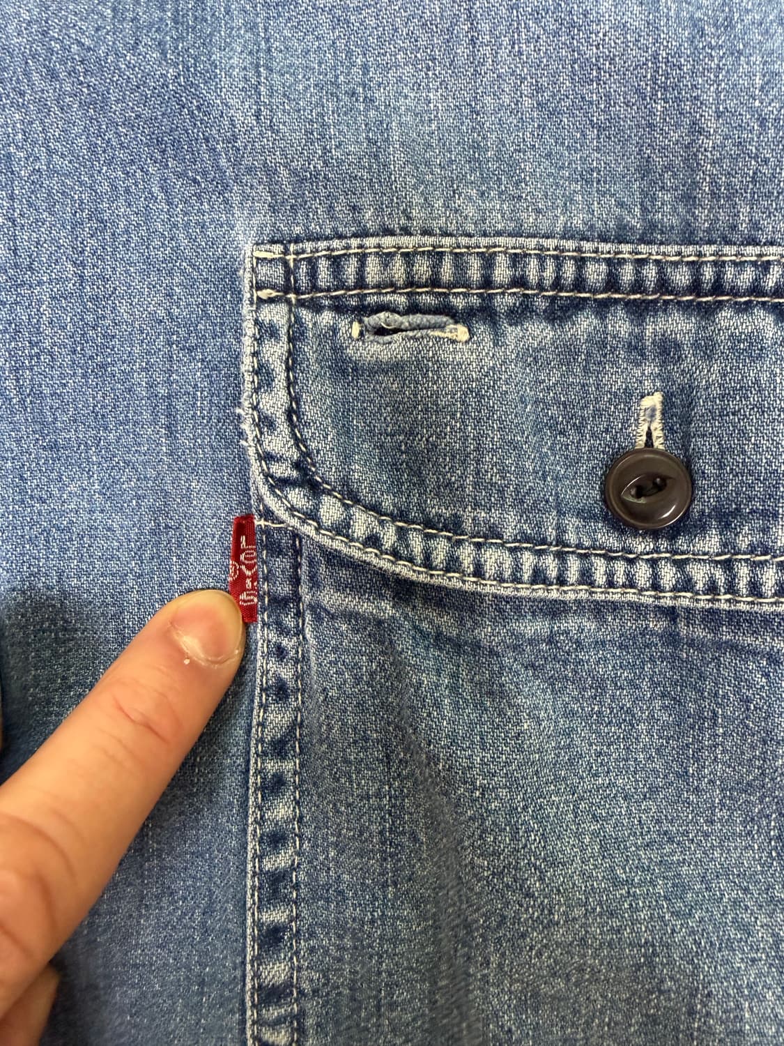 Levi's 웨스천 데님셔츠 라지 105추천 상품이미지4