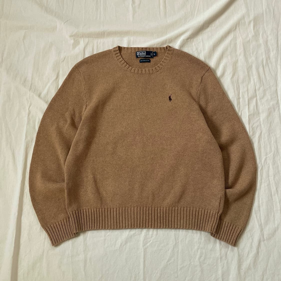 폴로 랄프로렌 코튼 라운드넥 니트 상품이미지1