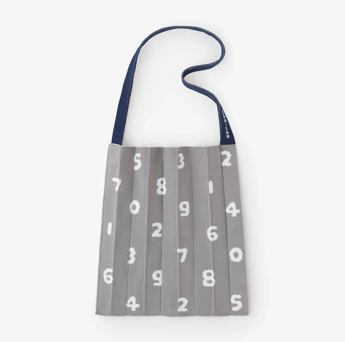 소우소우 니트 플리츠 백 라이트 그레이 M 상품이미지1