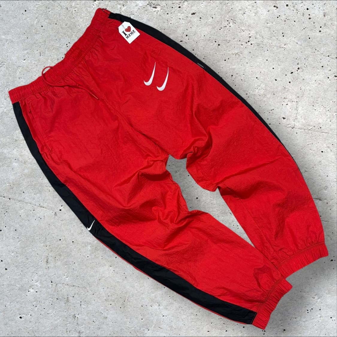 [L] 나이키 나일론 더블 스우시 트랙 팬츠 B865 상품이미지1