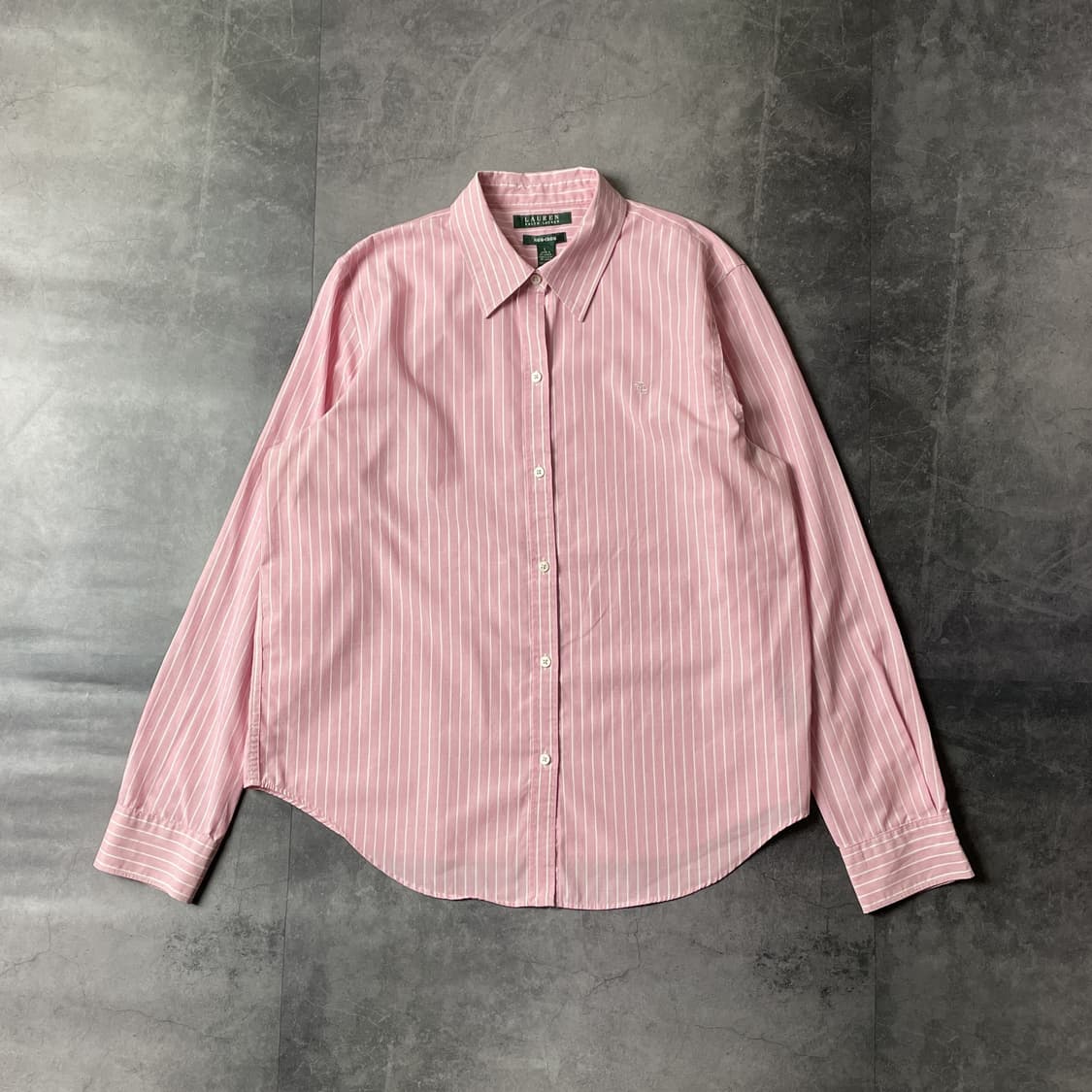 RALPH LAUREN 랄프로렌 그린라벨 빈티지 핑크 스트라이프 셔츠 상품이미지1