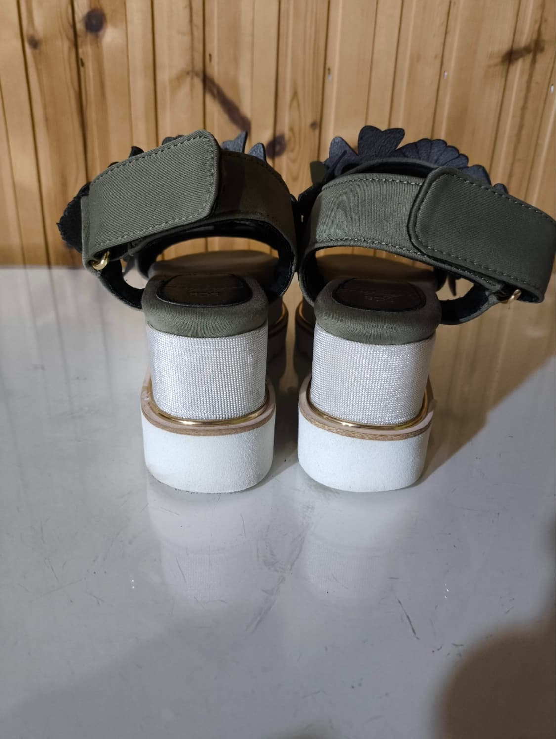 230mm 슈콤마보니 플라워 샌들 7.5cm 상품이미지6