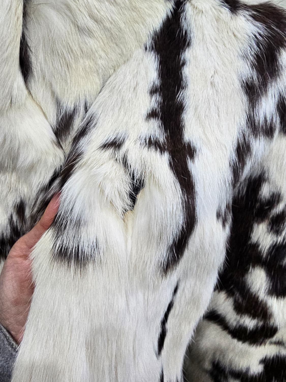 모리스 커밍 홈 토끼털 퍼 자켓 85 상품이미지10