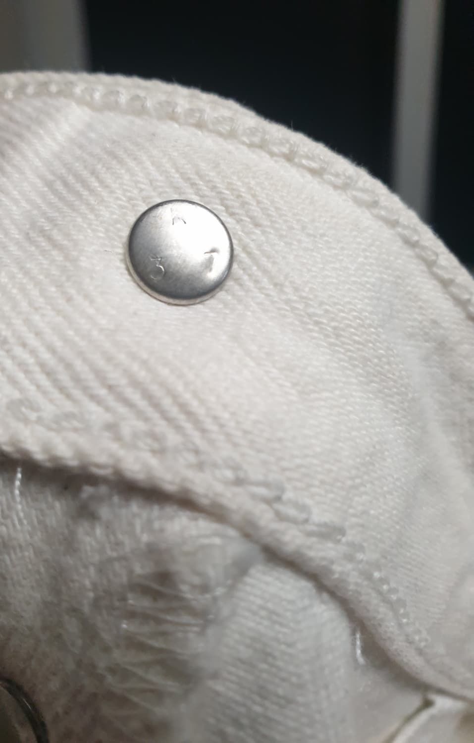 (희귀매물)리바이스 코리아 00s 501 클래식 크림진(34) K37 상품이미지5