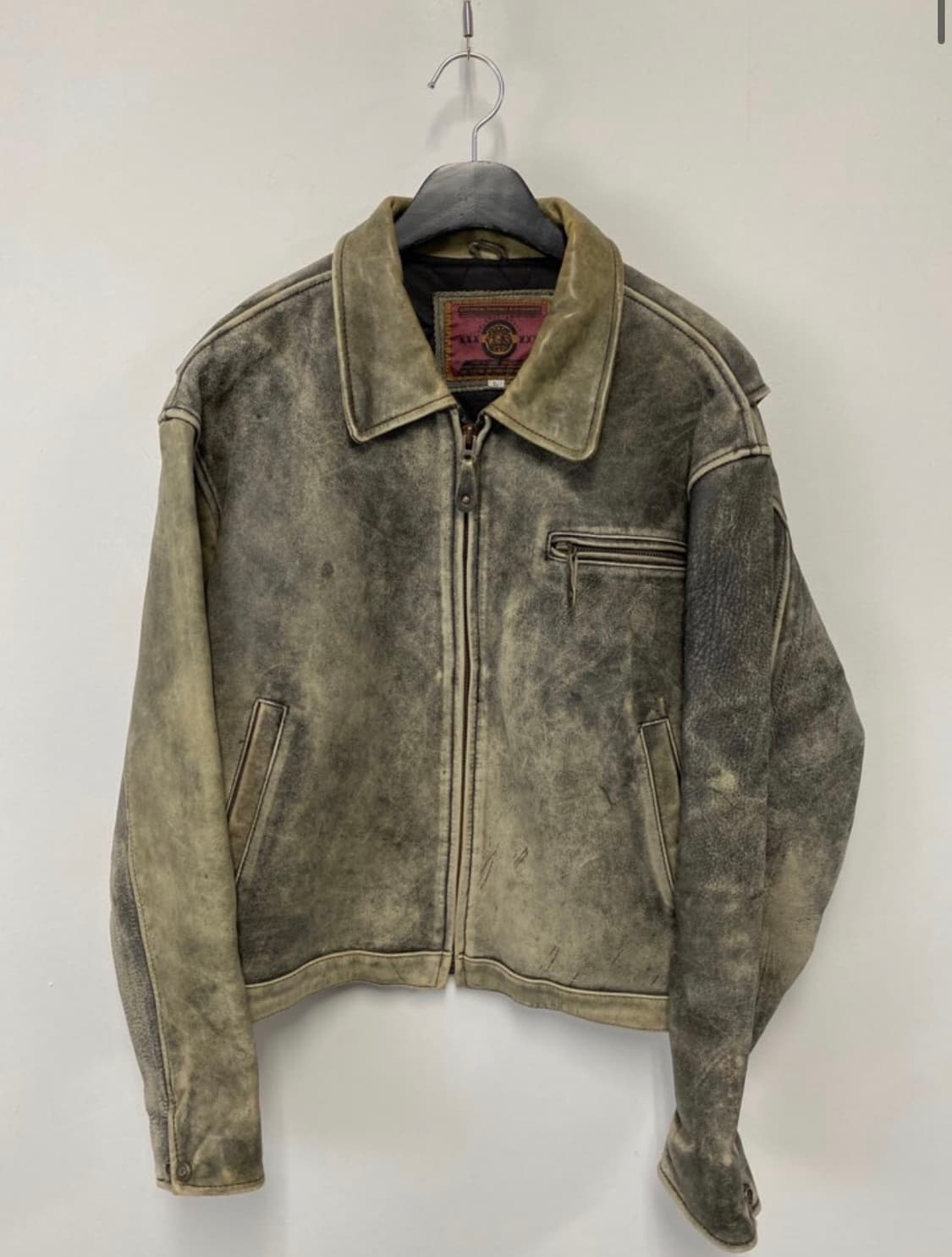 빈티지 가죽 자켓 /  상품이미지1