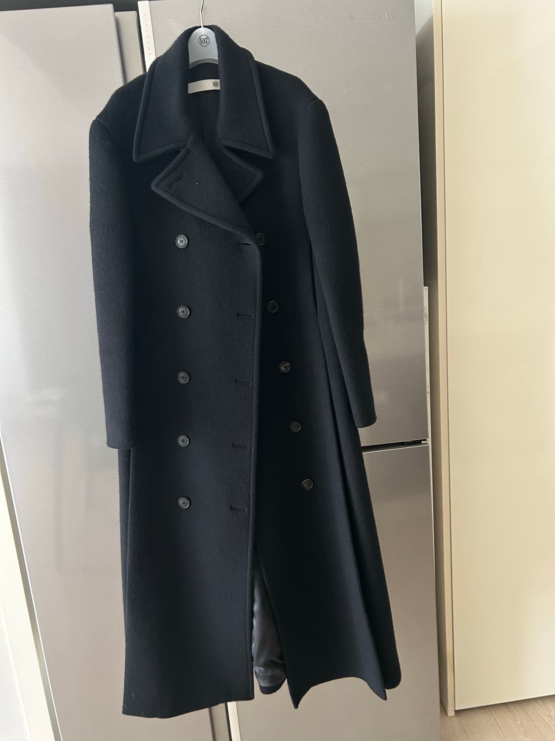 렉토 더블코트 롱코트 수지코트 상품이미지2