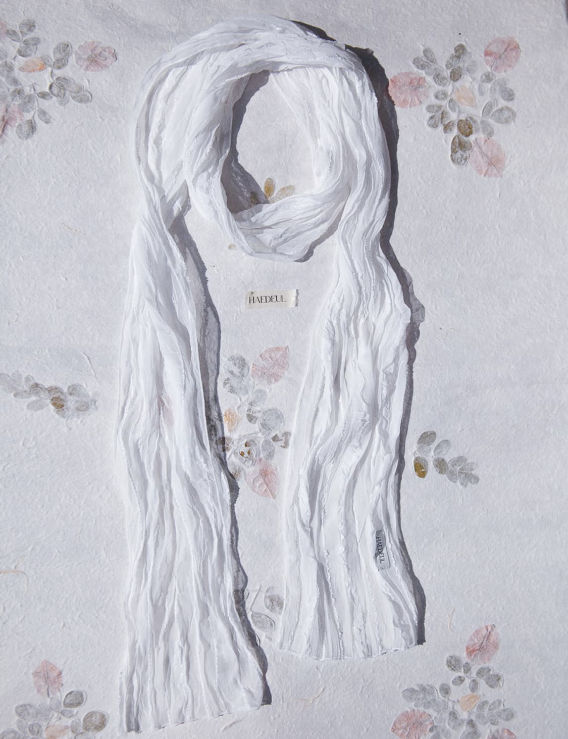 Cloudy White Scarf 상품이미지3