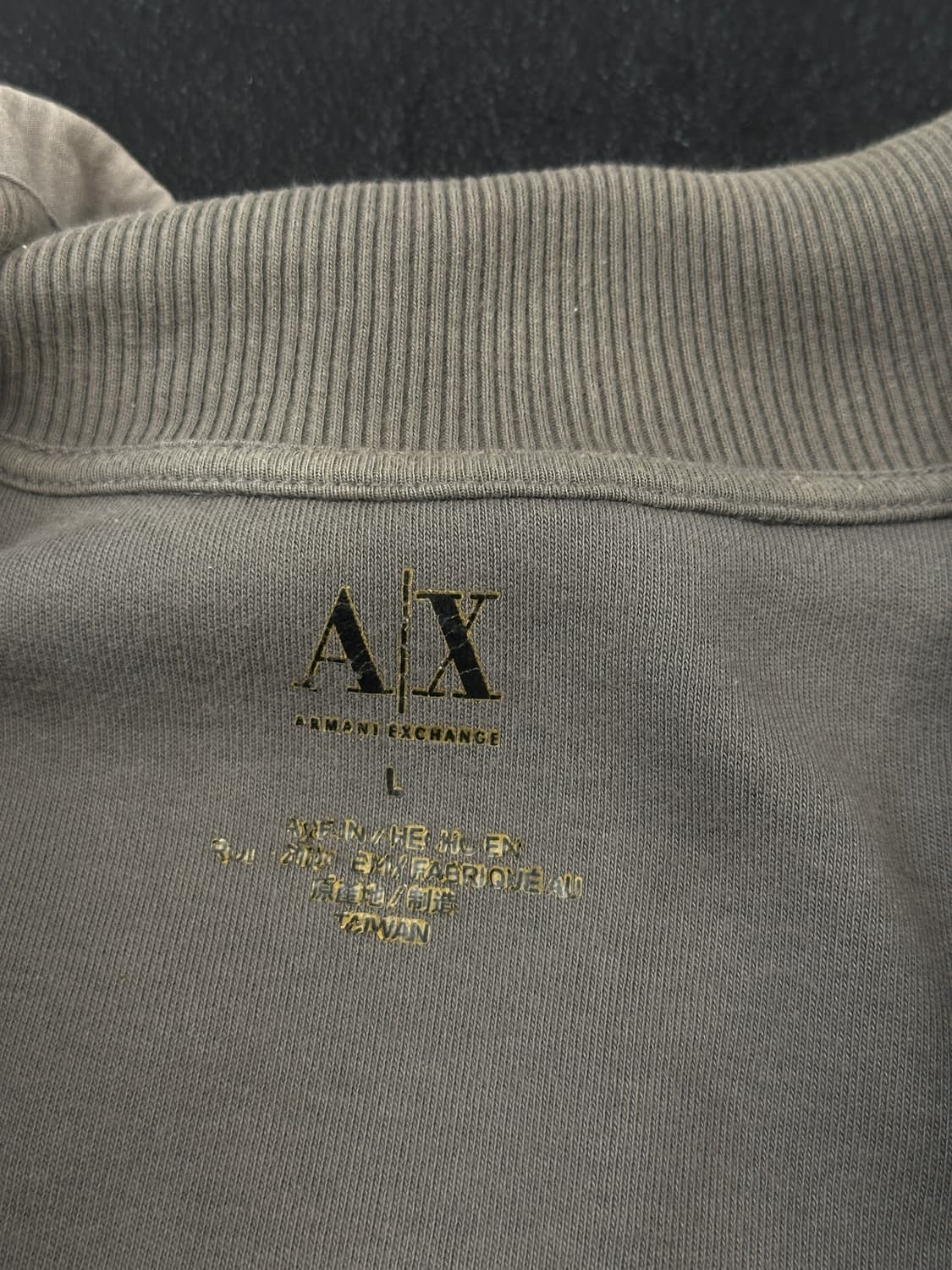 A/X 다잉 피그먼트 스펠아웃로고 스웻셔츠  상품이미지5