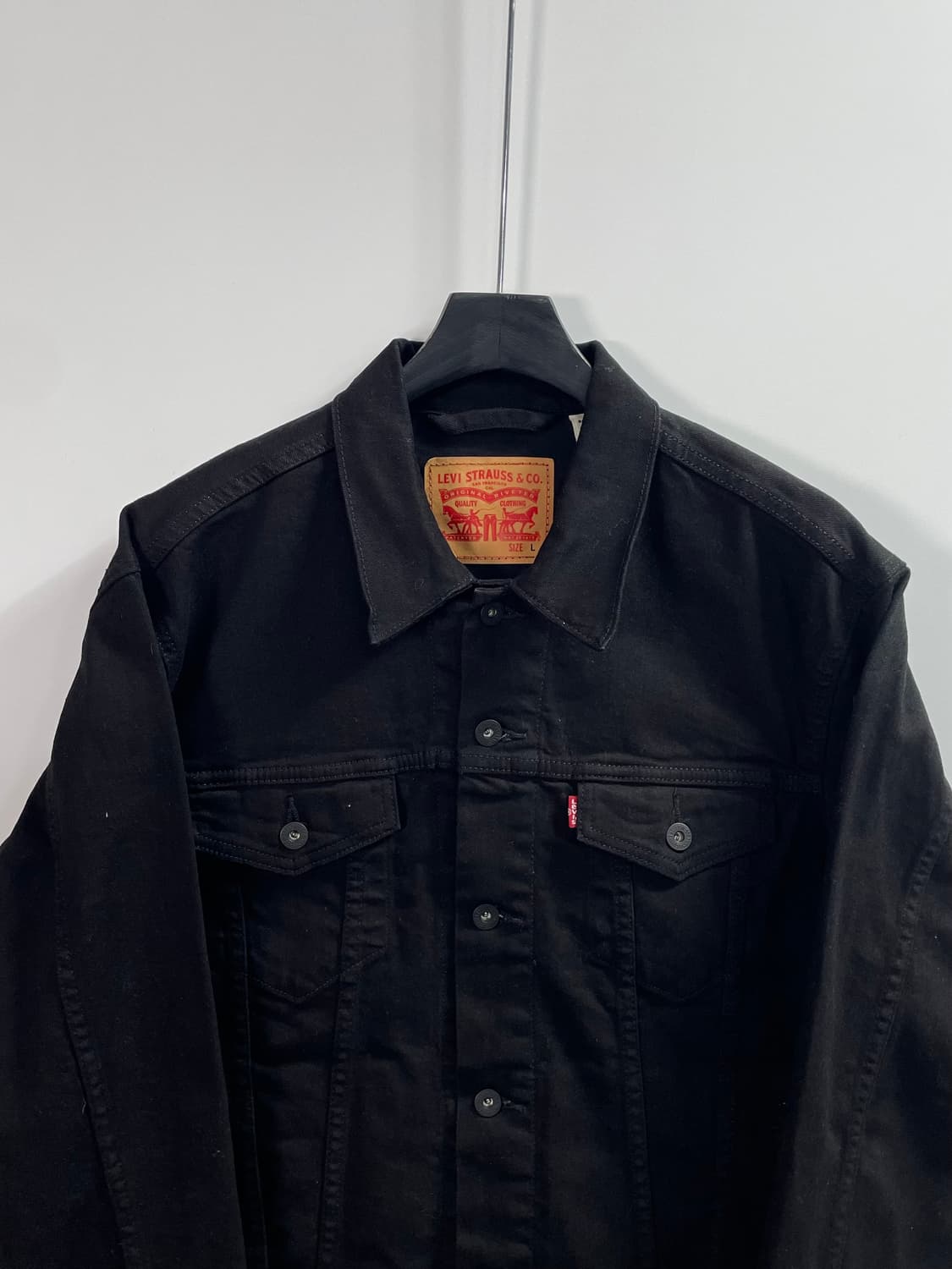 리바이스 3세대 블랙 청자켓 (on.364)   상품이미지2