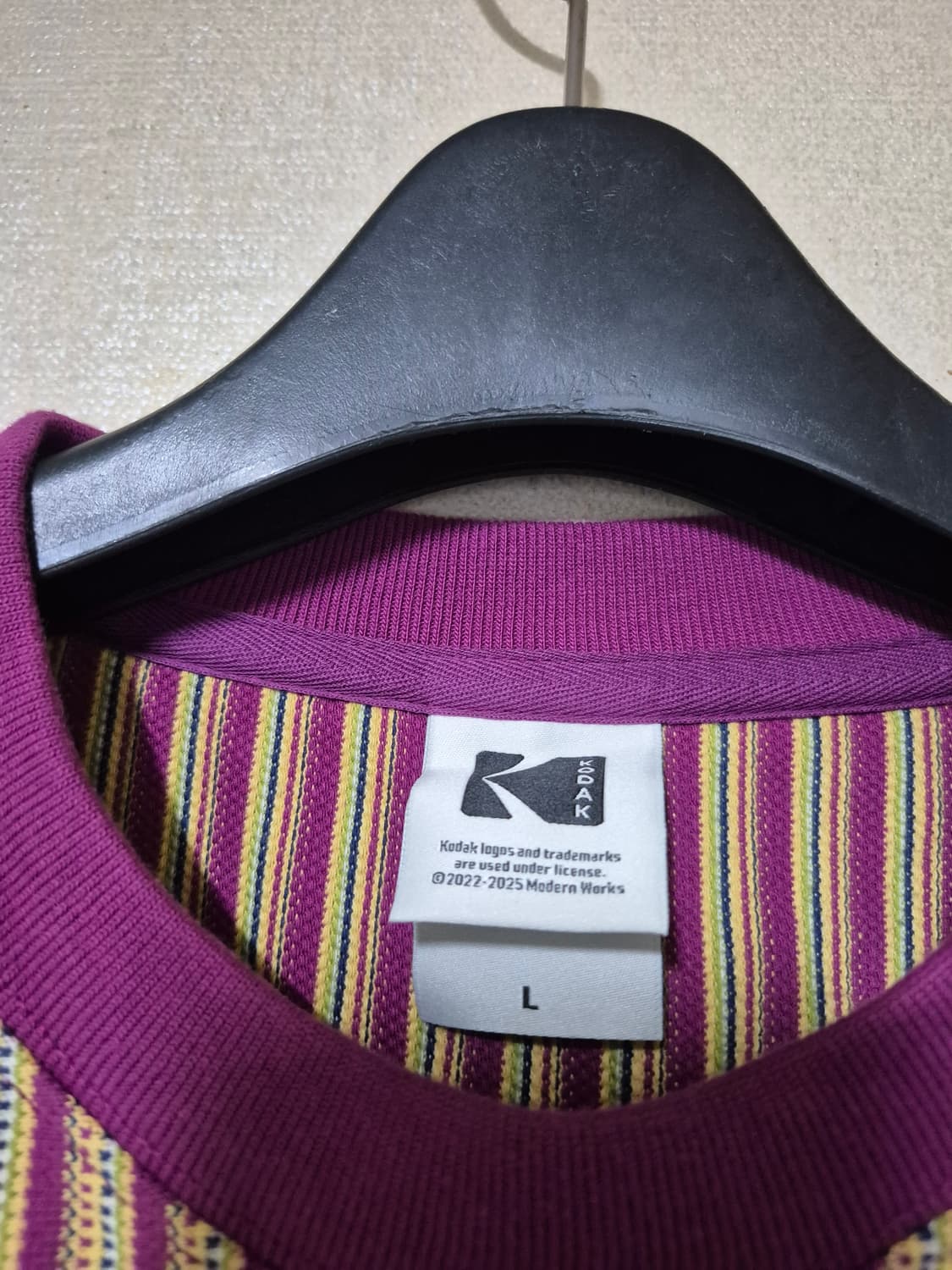 코닥 스트라이프 자카드 맨투맨 상품이미지6