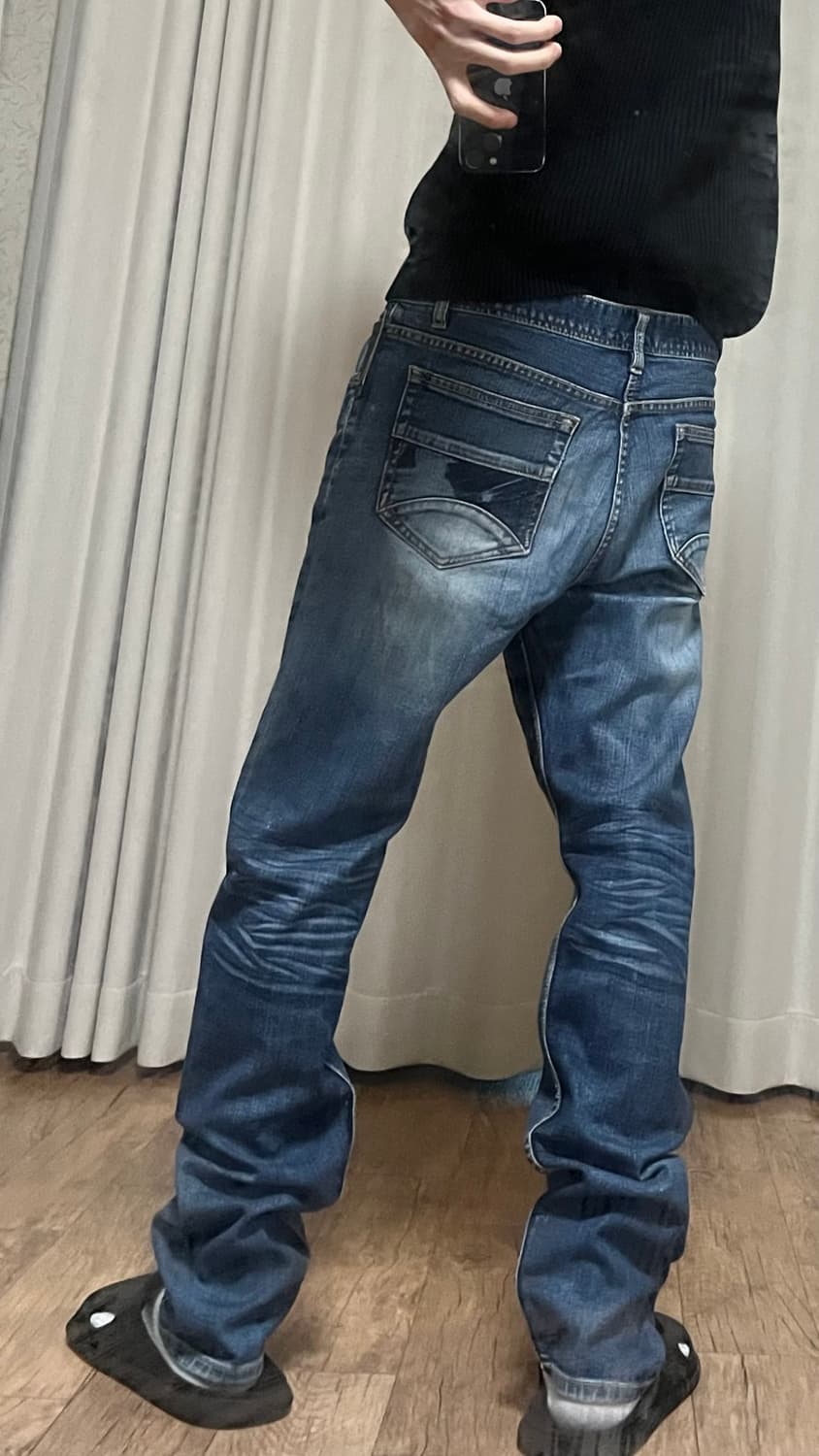 MLB 엠엘비 워싱 스트레이트 중청 데님 34 상품이미지1