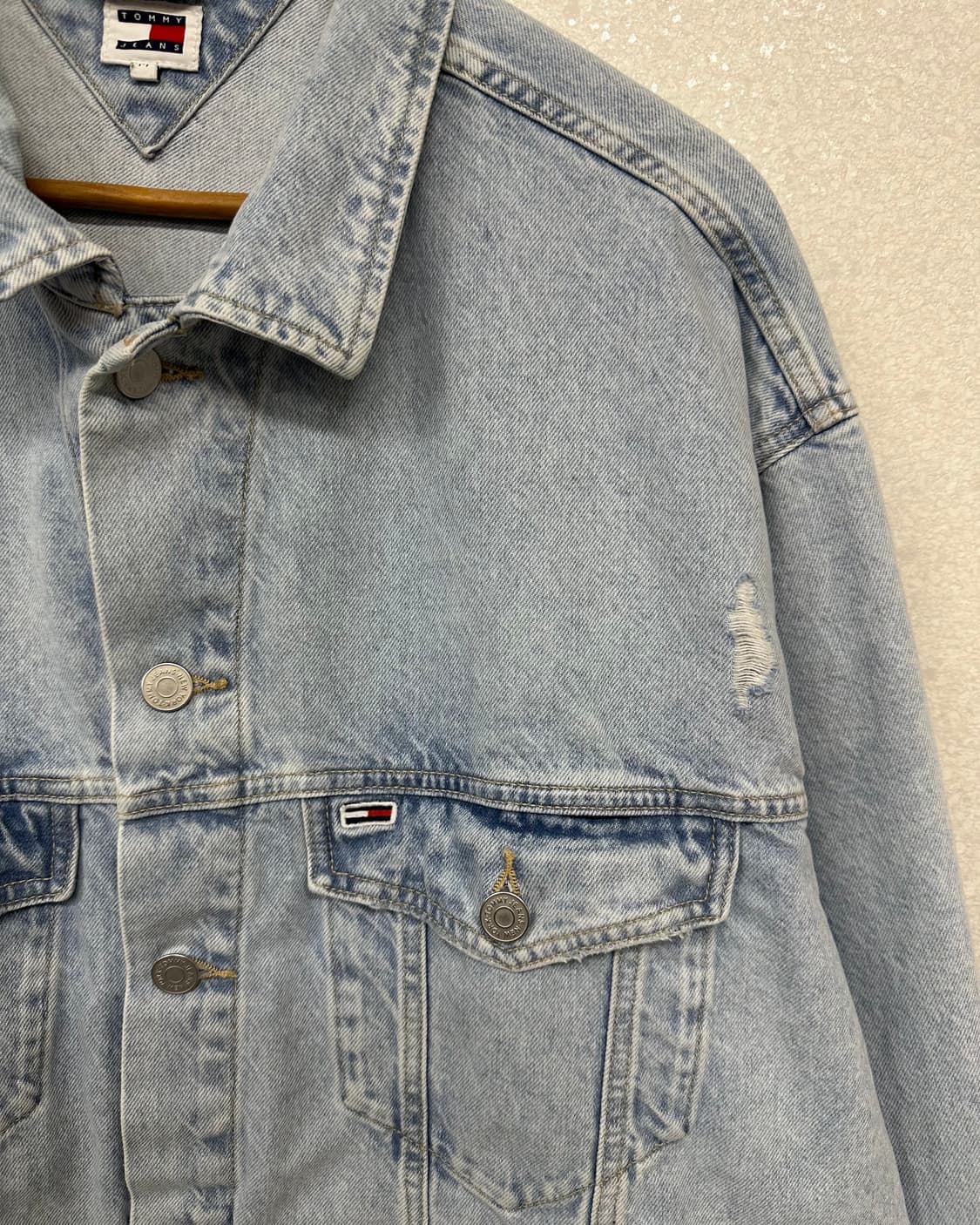 (L~XL)타미 빅로고 청자켓-M2162  상품이미지3