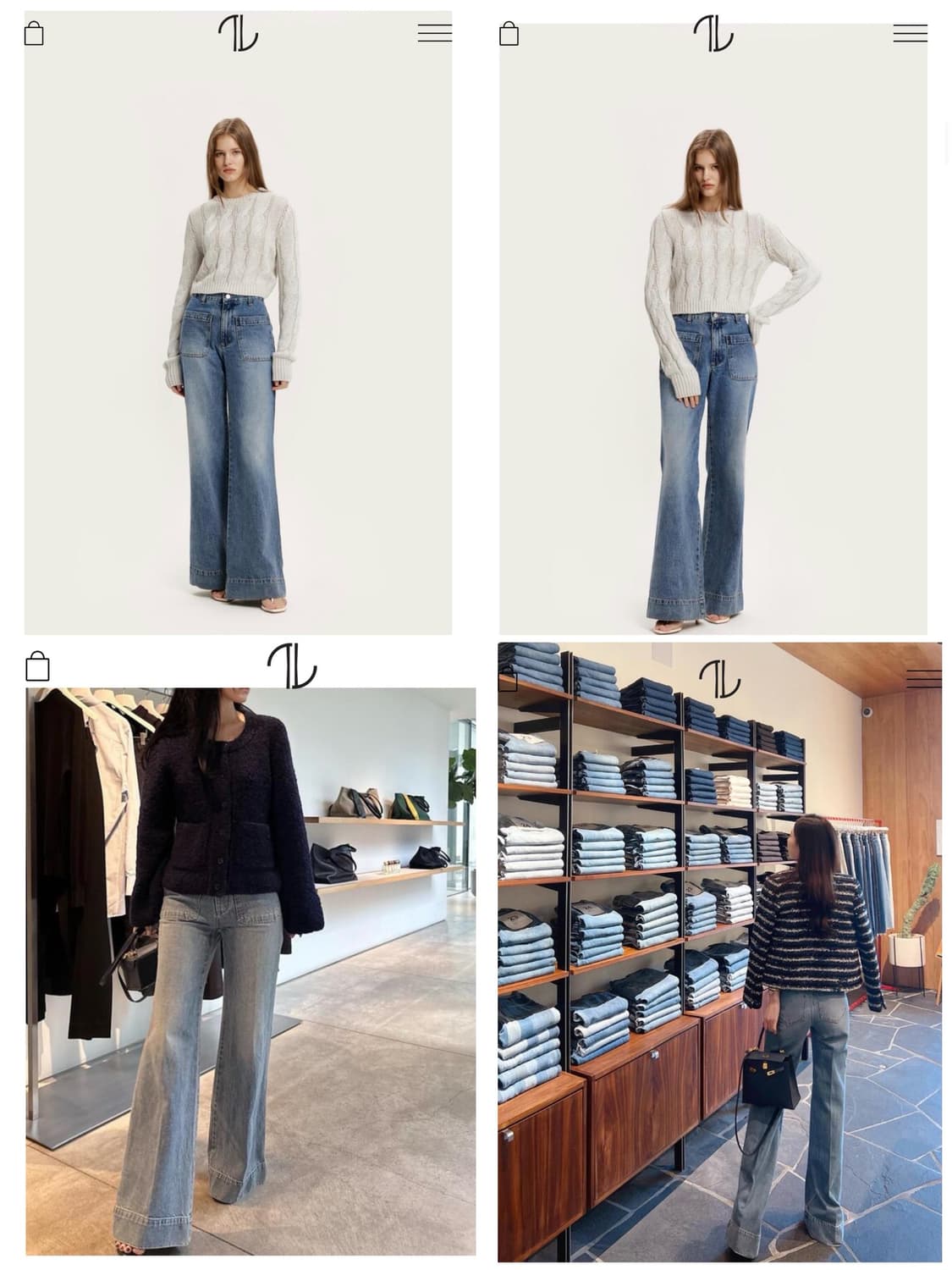 더로랑 미디엄블루와이드데님(S,아담버전) 상품이미지7