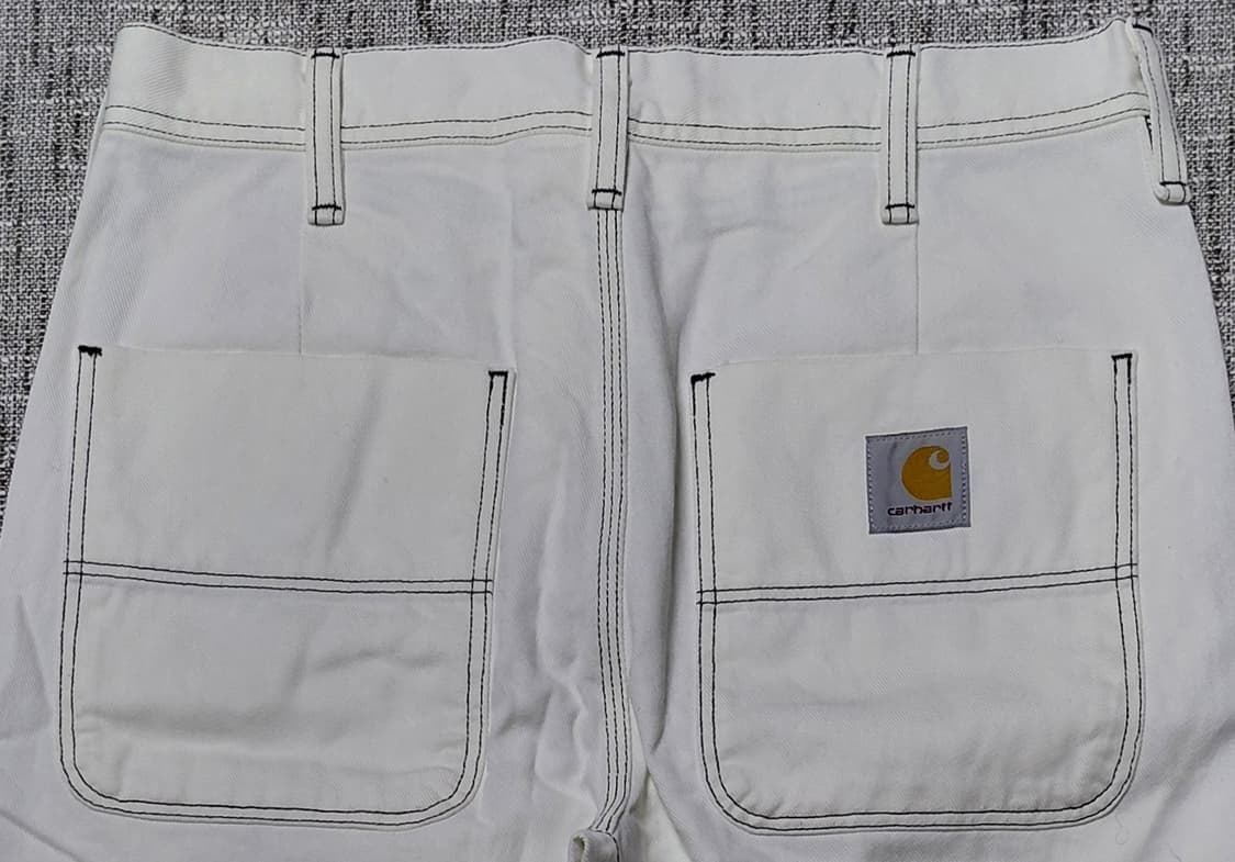 칼하트 WIP 초크 팬트(Chalk Pant) 화이트/스티치 30x32 상품이미지8