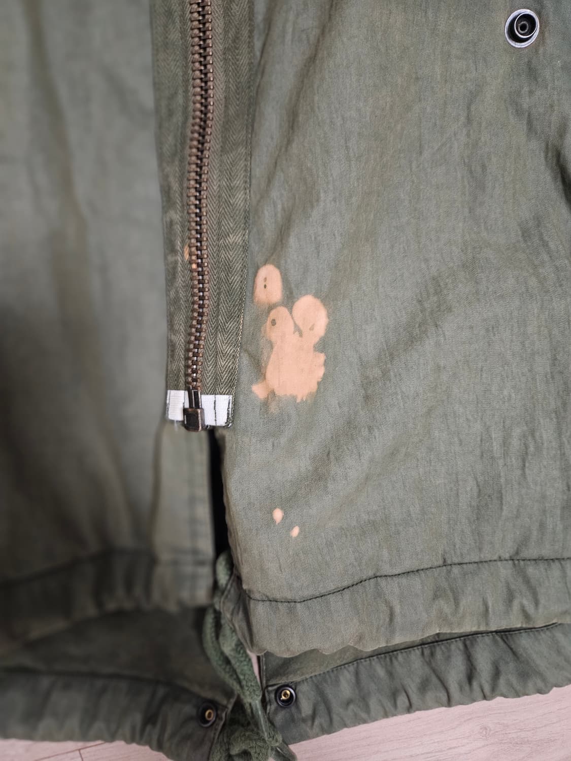 블라인드파일즈 밀스펙 파카 올리브 상품이미지3