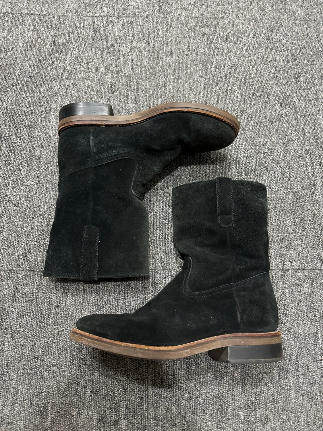 빔즈 페코스 스웨이드 블랙 웨스턴 부츠 265 상품이미지7