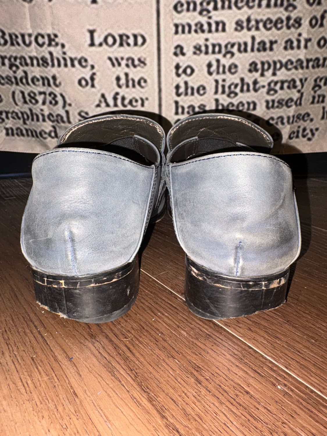 Tornado mart blue Crocodile Leathe shoes 상품이미지10