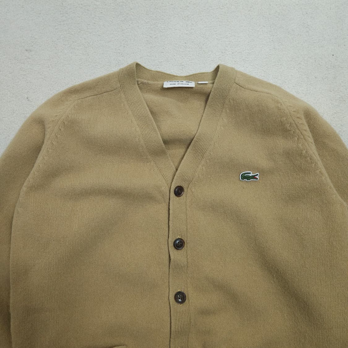 라코스테 울 가디건 XL Made in France 상품이미지3