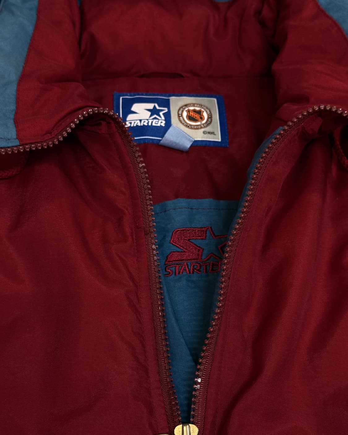 스타터 90s NHL Colorado Avalanche 아노락 점퍼  상품이미지2