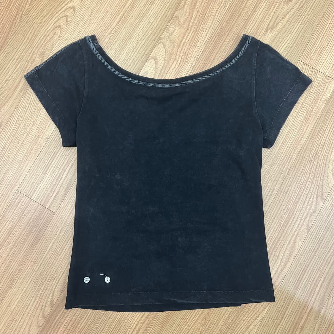 미스치프 블리치드 와이드넥 - M 상품이미지3