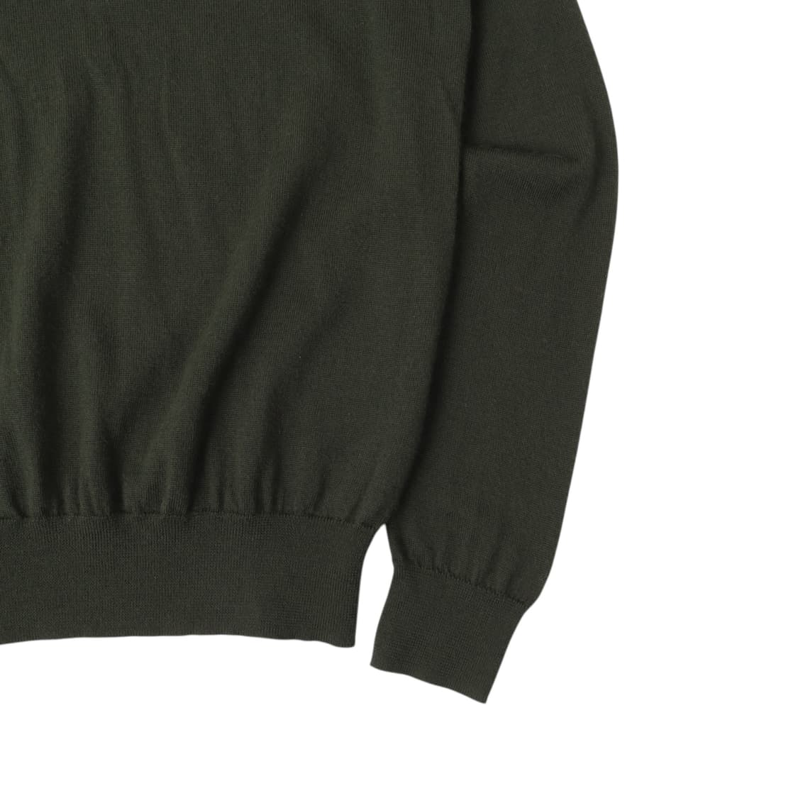 폴로 랄프로렌 다크그린 워셔블 메리노 울 라운드 니트 상품이미지4
