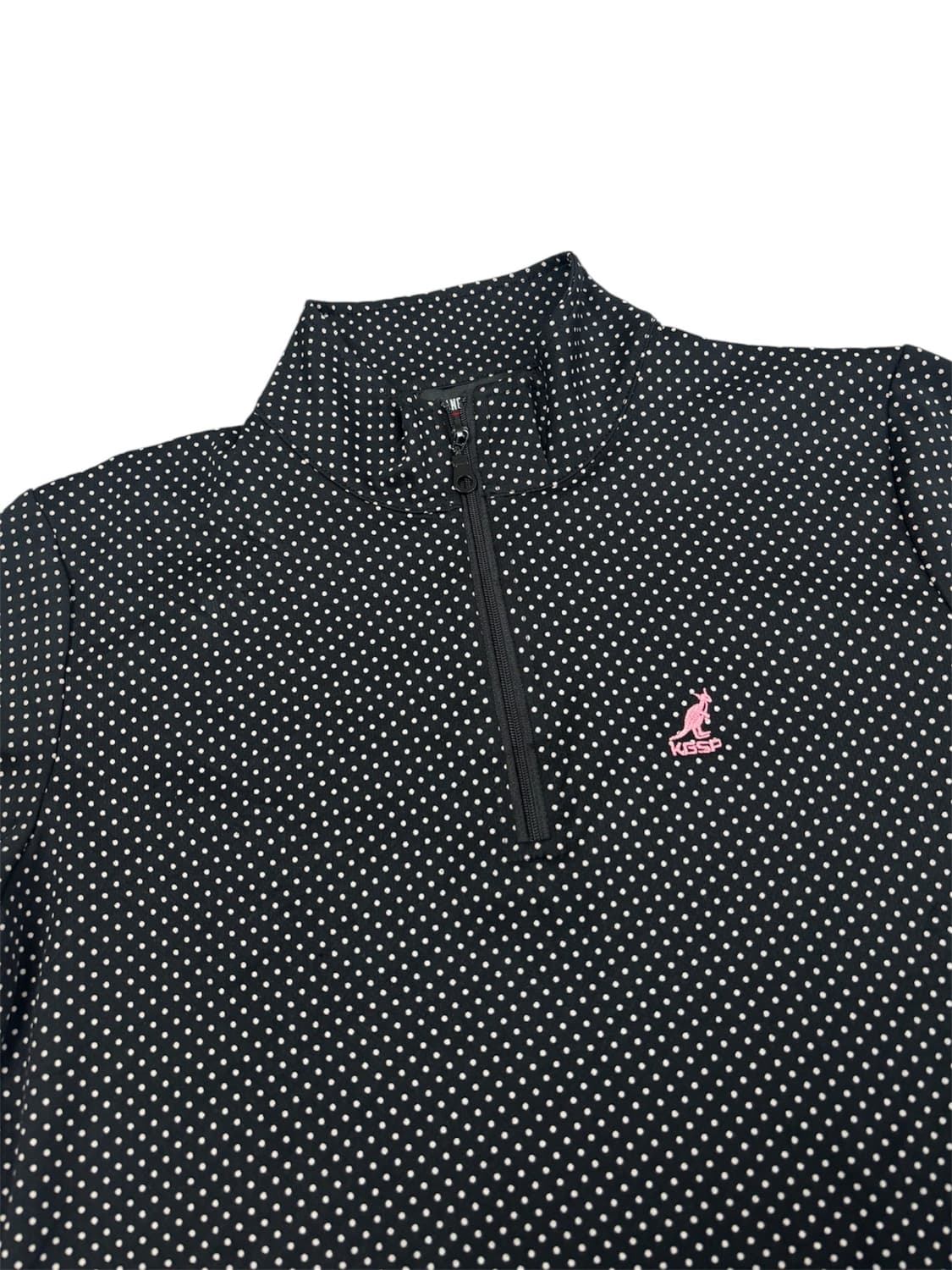 KANGOL SPORT 미니 땡땡이 반집업 스포츠 티셔츠 상품이미지3