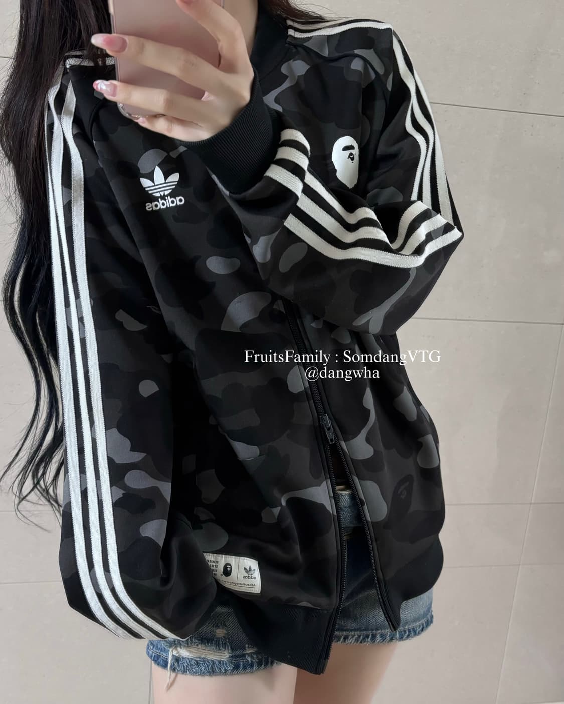 🔥 아디다스 X 베이프 콜라보 흑계 대장 져지 🔥 상품이미지1