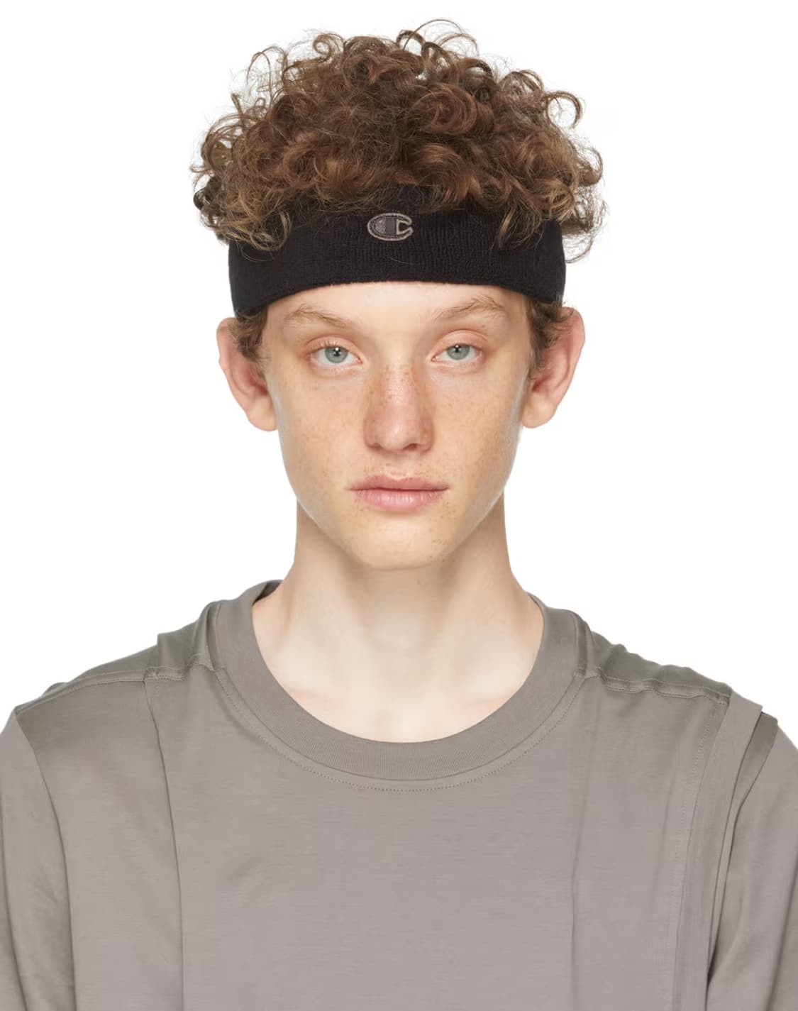 Rick Owens Black Champion 헤드밴드   상품이미지1