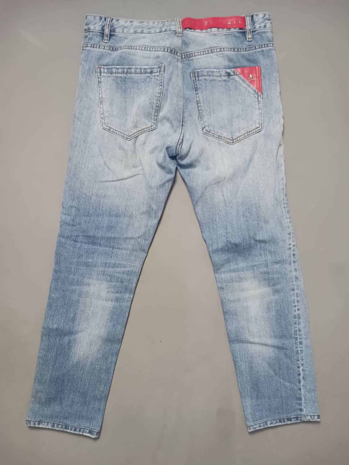 [34] 필립플레인 데미지 워싱 스트레이트진 청바지 상품이미지7