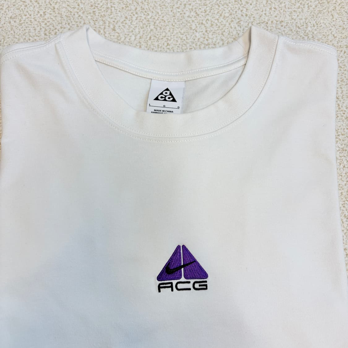 나이키 ACG 긴팔 티 흰색 L 상품이미지3