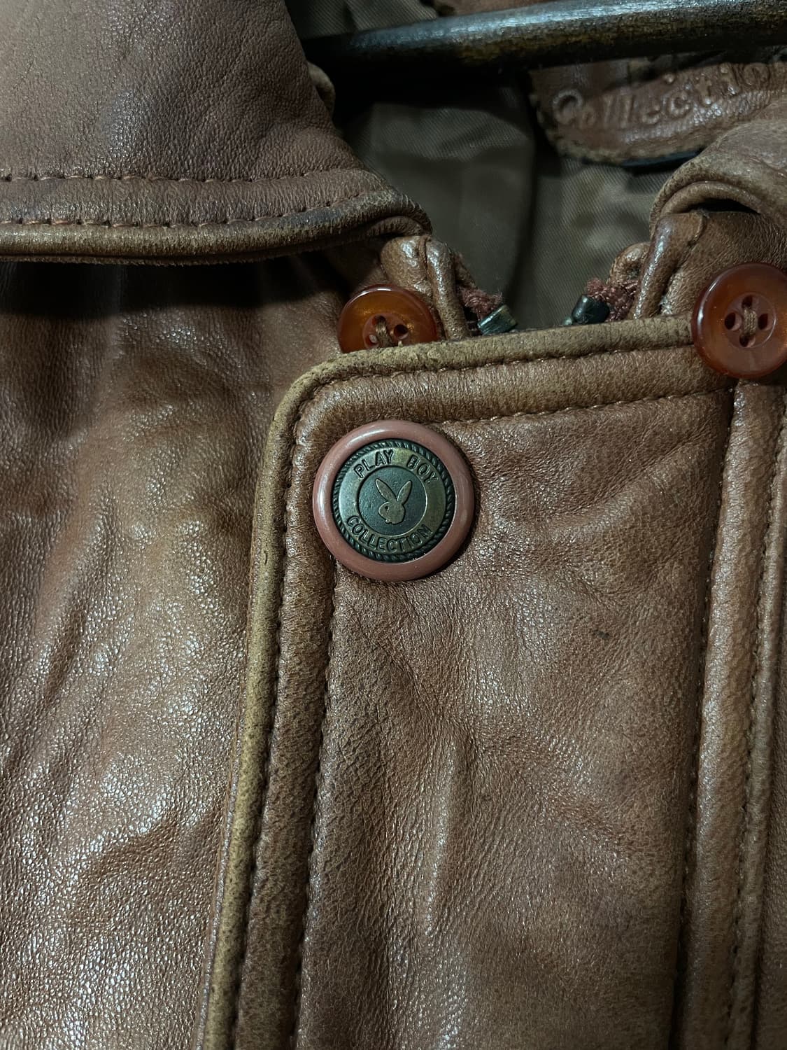 플레이보이 레더 봄버 상품이미지6