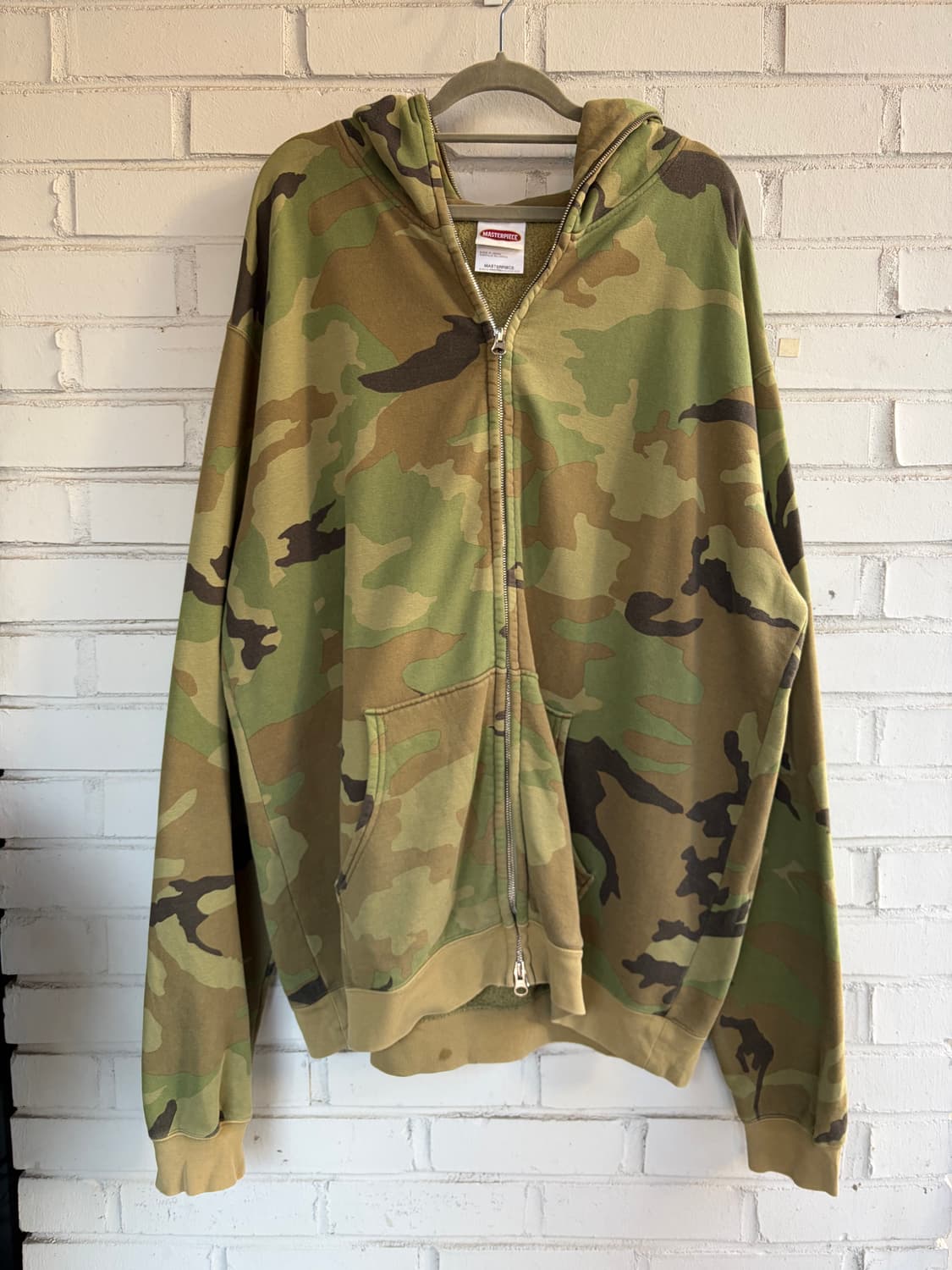 마스터피스 00s 풀집업 카모 후드집업 상품이미지1