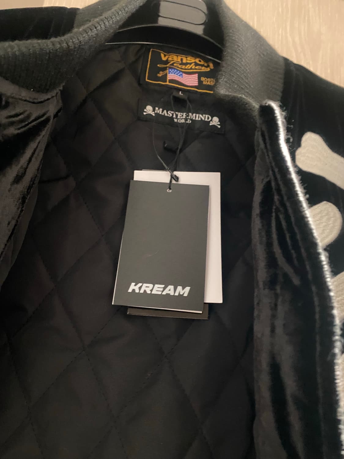 마스터마인드 x 밴슨 블루종 블랙 - 25FW 상품이미지5