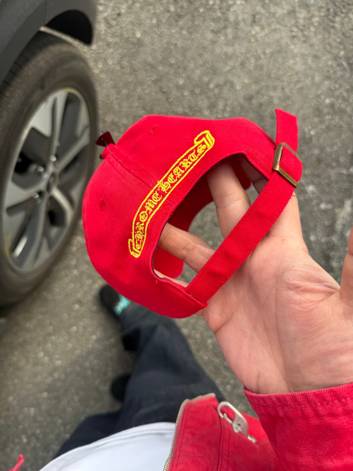 Npsss 크롬하츠 세메터리 모자 레드/엘로우 상품이미지1